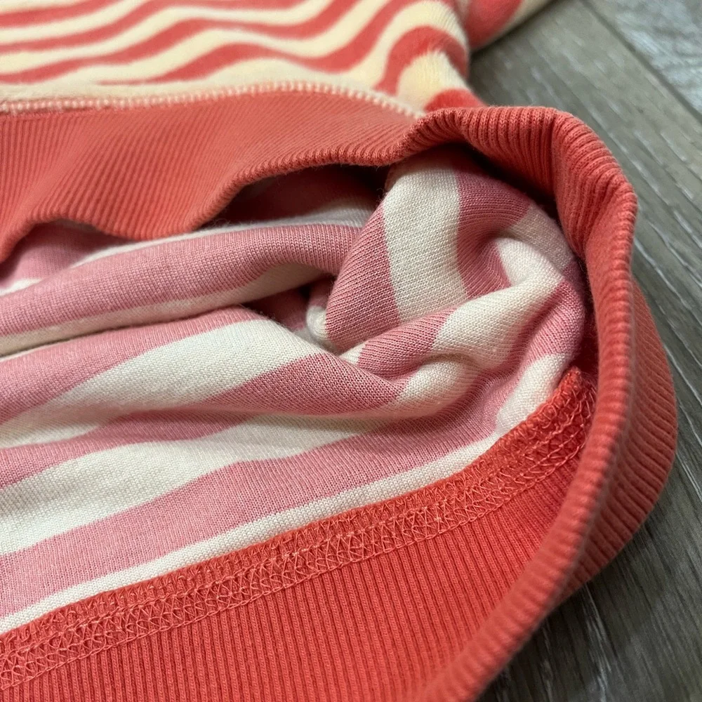 Hanna Andersson Striped Loop Terry Crewneck
